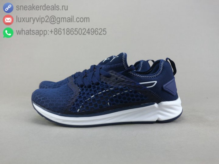 Puma IGNITE Limitless Men Running Shoes Blue Size 40-44